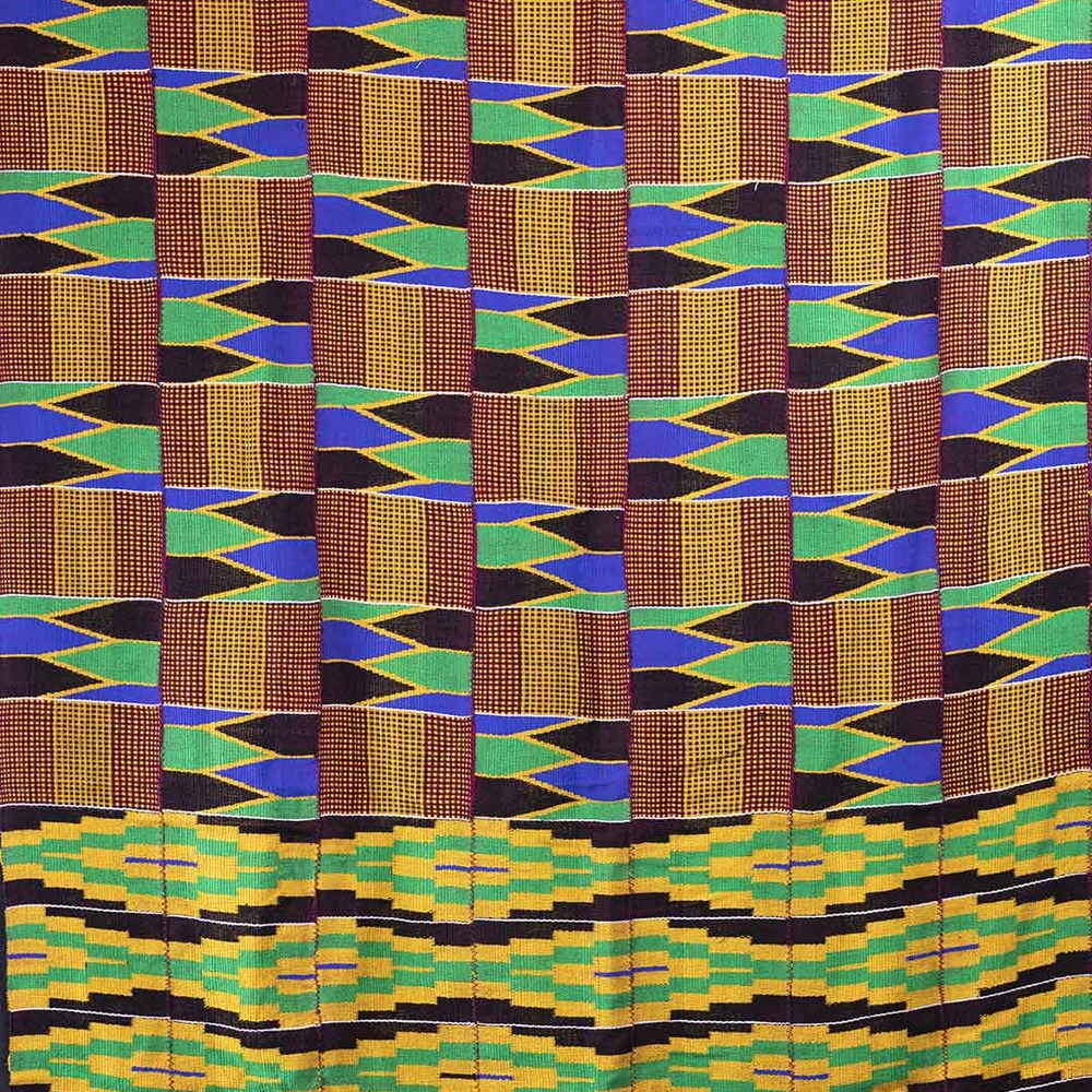 A photograph of Kente, Ghana